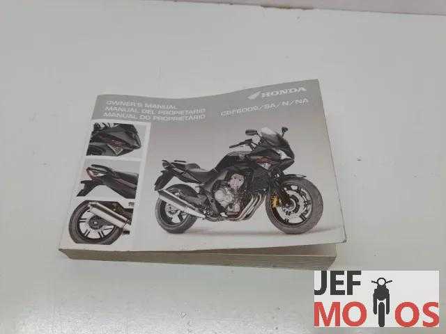 LIBRO INSTRUCCIONES HONDA CBF 600 N 08-10